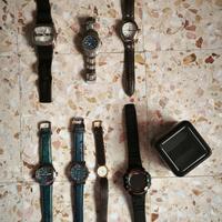 Lotto 7 orologi misti da sistemare Diesel Skmei