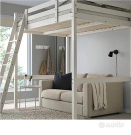 letto soppalco 1 piazza e mezza