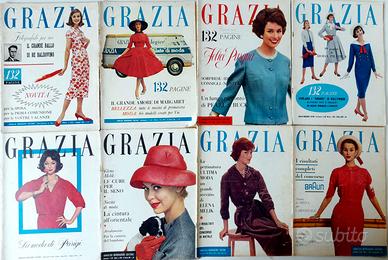 GRAZIA 8 numeri primavera del 1958