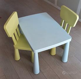 Tavolo Ikea Mammut + sedie 