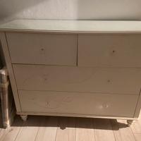 Credenza ikea bianca con incisura