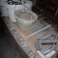 ferri per armatura, cravatte, pannelli