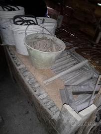 ferri per armatura, cravatte, pannelli