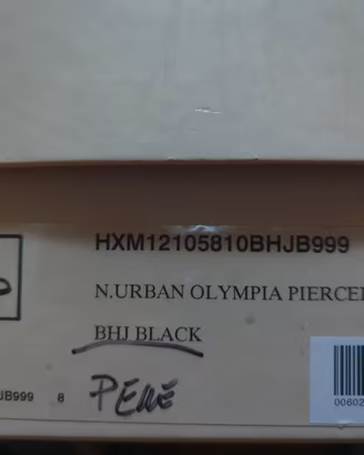 Hogan Olympia uomo in pelle nera taglia 8 (42)