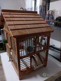 gabbia legno fatta a mano
