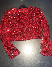 Maglia Calliope con paiellettes,nuova + cartellino