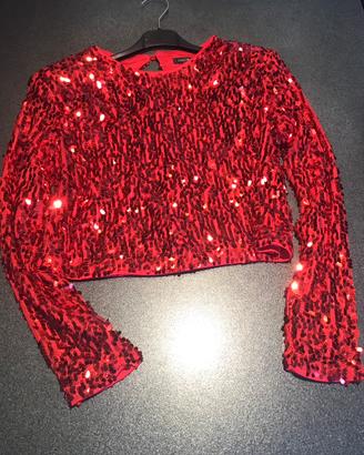 Maglia Calliope con paiellettes,nuova + cartellino