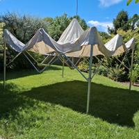 gazebo 4x4 con sedie