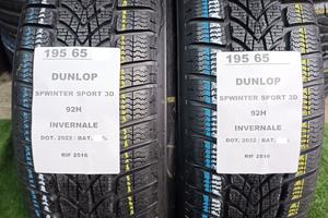 2 GOMME 195 65 16 DUNLOP INV 100% RIF2516