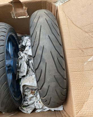 cerchi + gomme aprilia rs 50