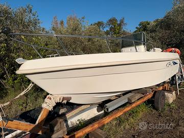 Barca Open Saver 495 con motore 40 HP Johnson