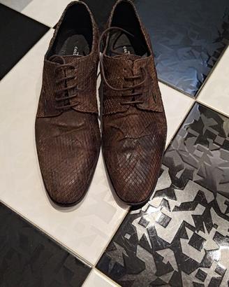 Scarpe mocassino stringato Versace couture uomo