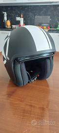 Casco Jet Premier Vintage Star 9 BM Nero Opaco