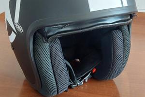Casco Jet Premier Vintage Star 9 BM Nero Opaco
