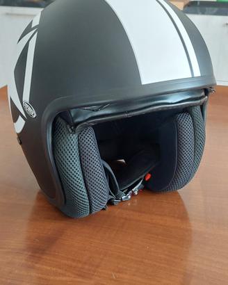 Casco Jet Premier Vintage Star 9 BM Nero Opaco