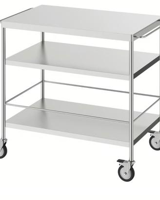 Carrello da cucina IKEA, acciaio inox