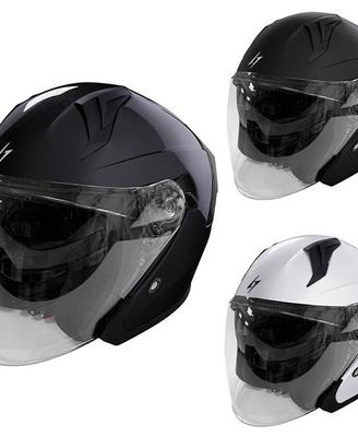 CASCO JET MOTO SCOOTER STORMER VISIERA PARASOLE