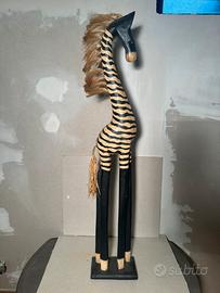 Zebra in legno