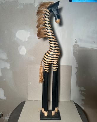 Zebra in legno