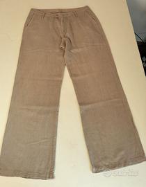 Pantalone Vintage Imperial Beige 50 gamba larga
