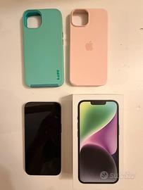 iPhone 14 128GB Mezzanotte (Blu scuro)+ scatola