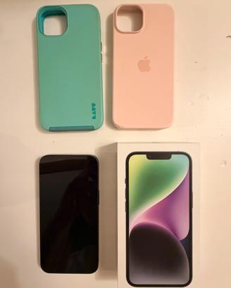 iPhone 14 128GB Mezzanotte (Blu scuro)+ scatola