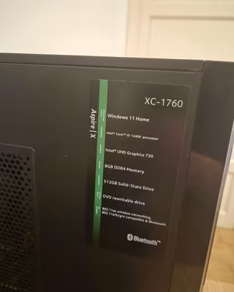 PC Desktop Acer XC-1760 | Intel i5 12a Gen | 32GB