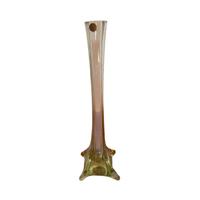 Vaso a collo lungo in vetro di Murano Venezia
