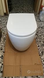 Vaso WC filomuro con sedile soft close