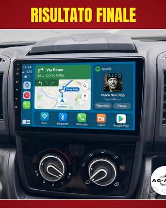 Fiat Ducato KIT COMPLETO Autoradio Android stereo