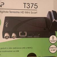 Decoder Digitale Terrestre HD i-ZAP T375 Nero
