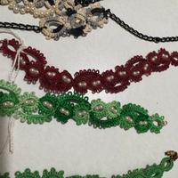 Set 10 braccialetti in chiacchierino