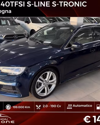 Audi A3 SPB 40 TFSI quattro S tronic FINANZIABILE