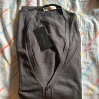 Roberto Collina golf scollo V con bottoni tg.46