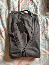 Roberto Collina golf scollo V con bottoni tg.46