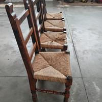 sedie in legno massello antiche