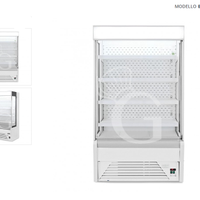 Murale espositivo ventilato con tenda notte L.1330