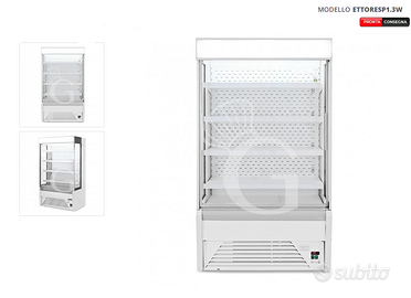 Murale espositivo ventilato con tenda notte L.1330