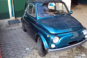 Fiat 500 con targhe e libretto originali