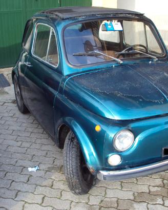 Fiat 500 con targhe e libretto originali