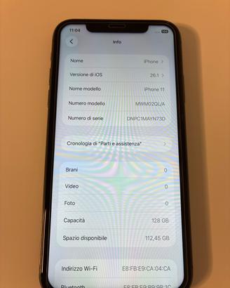 iPhone 11 128 GB Nero Rigenerato