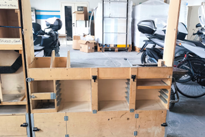 Scaffalature per furgone