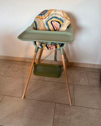 Seggiolone Stokke Clikk con cuscino originale
