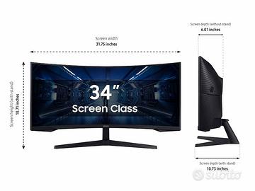 Samsung Odyssey G5 Monitor 34 - Nuovo Sigillato