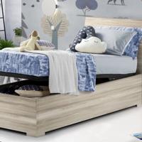 Letto singolo con contenitore