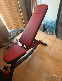 Panca marbo sport com leg curl extension