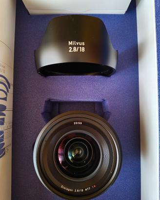 ZEISS Milvus 18mm f/2.8 Nikon F ZF.2 pari al nuovo