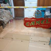 specchio pubblicitario  . Vintage 