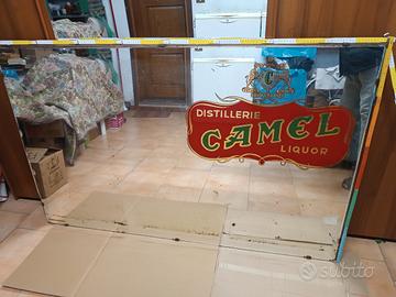 specchio pubblicitario  . Vintage 