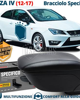 Bracciolo SPECIFICO Per Seat Ibiza 12-17 PELLE-PU